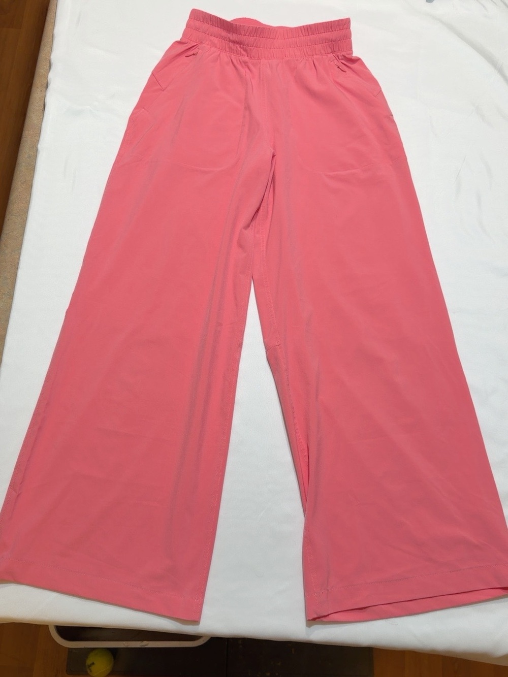 Lululemon Wide Leg Pull-On Pants in Coral Pink